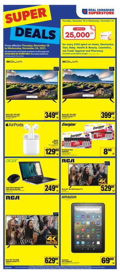Real Canadian Superstore (ON) Black Friday Flyer November 18 to 24, 2021
