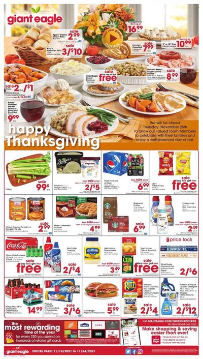 Giant Eagle (OH, PA) Weekly Ad Flyer November 17 to November 24