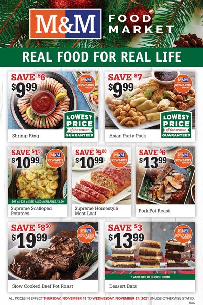 M&M Food Market (SK, MB, NS, NB) Flyer November 18 to 24