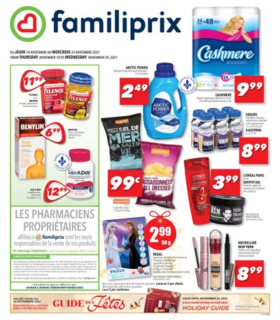 Familiprix Flyer November 18 to 24