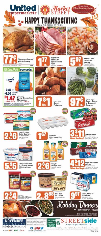 United Supermarkets (TX) Weekly Ad Flyer November 17 to November 24