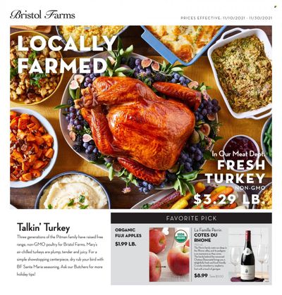 Bristol Farms (CA) Weekly Ad Flyer November 17 to November 24