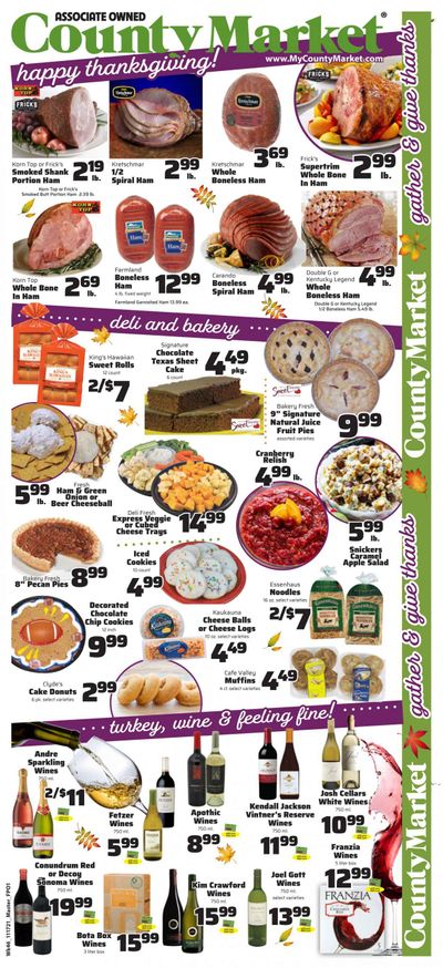 County Market (IL, IN, MO) Weekly Ad Flyer November 17 to November 24