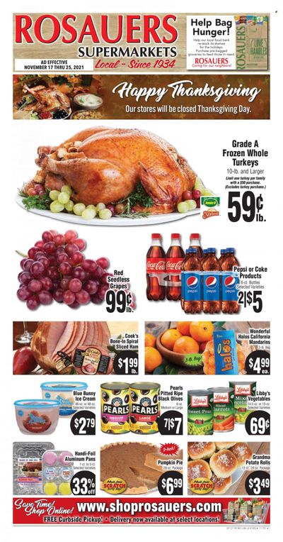 Rosauers (ID, MT, OR, WA) Weekly Ad Flyer November 17 to November 24