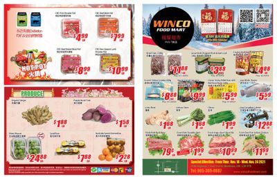 WinCo Food Mart (HWY 7) November 18 to 24