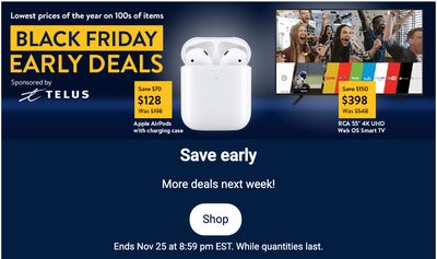 Walmart Canada Black Friday 2021 Early Deals LIVE Online Now!