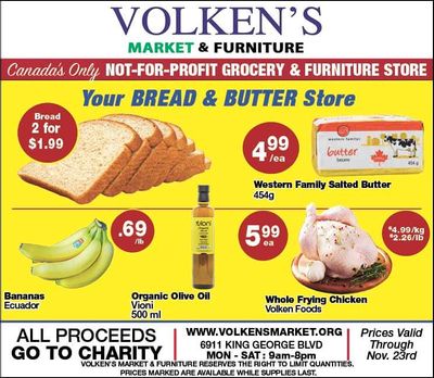 Volken's Market & Furniture Flyer November 17 to 23