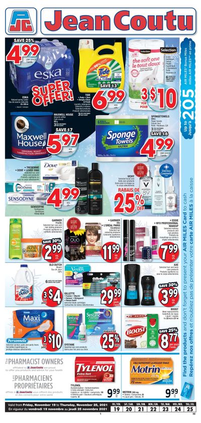 Jean Coutu (NB) Flyer November 19 to 25