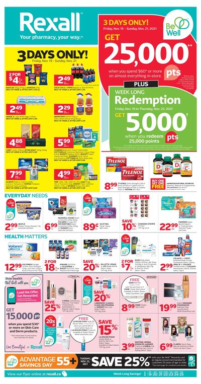 Rexall (West) Flyer November 19 to 25