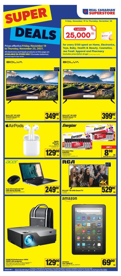 Real Canadian Superstore (West) Black Friday Flyer November 19 to 25, 2021