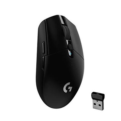 Logitech G305 Lightspeed Wireless Gaming Mouse, Hero Sensor, 12,000 DPI, Lightweight, 6 Programmable Buttons, 250h Battery, On-Board Memory, Compatible with PC, Mac - Black $39.99 (Reg $60.98)