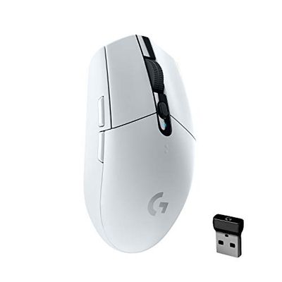 Logitech G305 Lightspeed Wireless Gaming Mouse, Hero Sensor, 12,000 DPI, Lightweight, 6 Programmable Buttons, 250h Battery, On-Board Memory, Compatible with PC, Mac - White $39.98 (Reg $62.54)