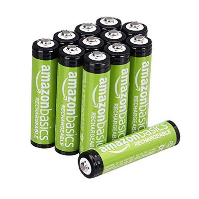AmazonBasics AAA Rechargeable Batteries (12-Pack) Pre-charged - Battery Packaging May Vary $11.3 (Reg $15.70)