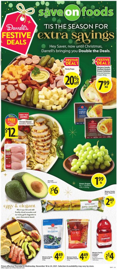 Save on Foods (BC) Flyer November 18 to 24
