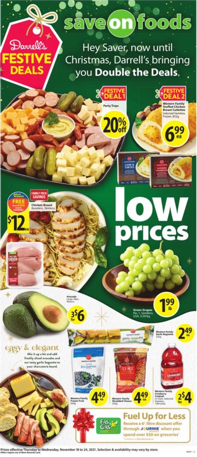 Save on Foods (SK) Flyer November 18 to 24