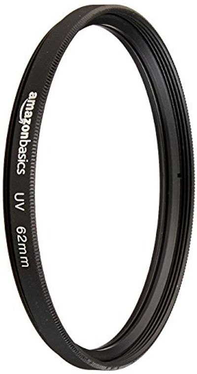 AmazonBasics UV Protection Camera Lens Filter - 62mm $6.7 (Reg $11.99)