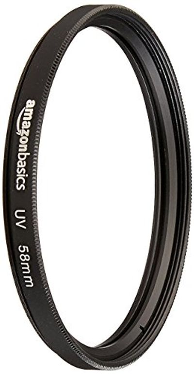 AmazonBasics UV Protection Camera Lens Filter - 58mm $6.1 (Reg $10.99)