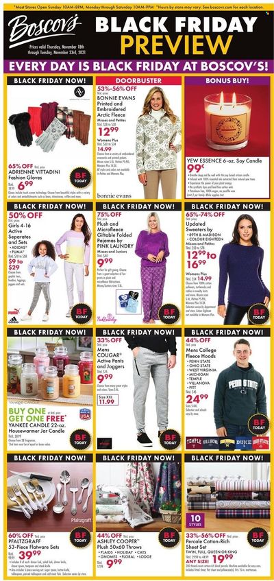Boscov's (CT, DE, MD, NJ, NY, PA) Weekly Ad Flyer November 18 to November 25 Boscov's (CT, DE, MD, NJ, NY, PA) Weekly Ad Flyer November 18 to November 25