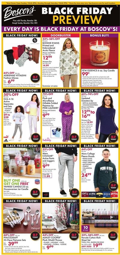 Boscov's (CT, DE, MD, NJ, NY, PA) Weekly Ad Flyer November 18 to November 25