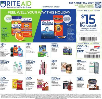 RITE AID Weekly Ad Flyer November 18 to November 25