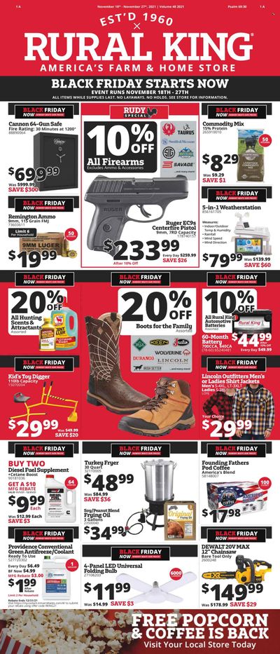 Rural King Weekly Ad Flyer November 18 to November 25