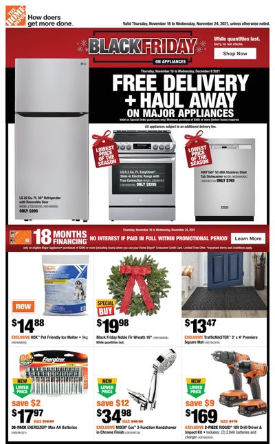 Home Depot (ON) Black Friday Flyer November 18 to 24