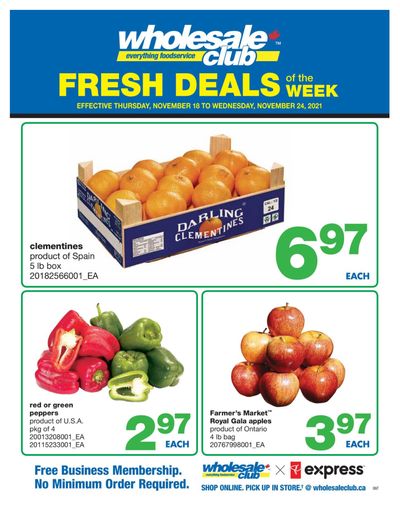 Wholesale Club (ON) Flyer November 18 to 24