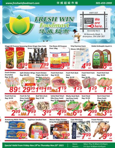 Fresh Win Foodmart Flyer November 19 to 25