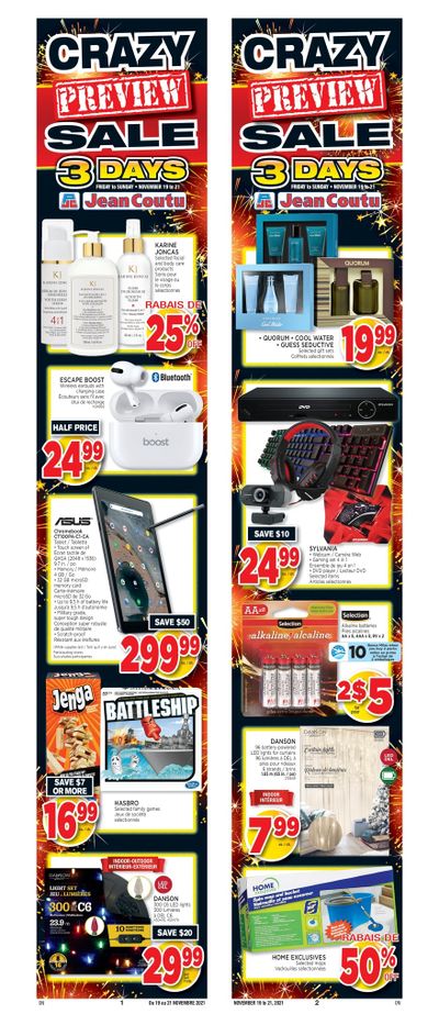 Jean Coutu (ON) Black Friday Flyer November 19 to 25