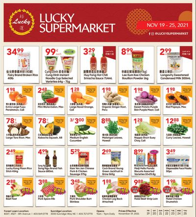 Lucky Supermarket (Calgary) November 19 to 25