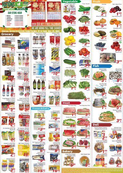 Nations Fresh Foods (Vaughan) Flyer November 19 to 25