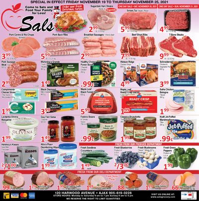 Sal's Grocery Flyer November 19 to 25