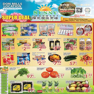 Sunny Foodmart (Don Mills) Flyer November 19 to 25