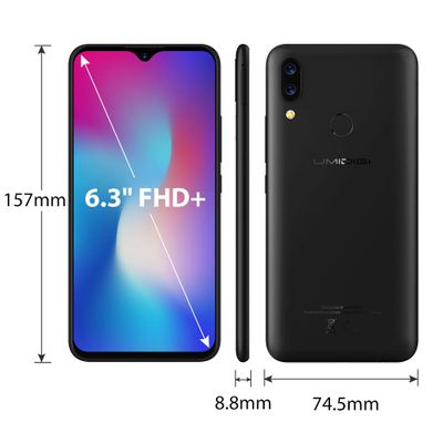 UMIDIGI Power Unlocked Cell Phones 64GB+4GB RAM 5150mAh Battery 18W Fast Charging 6.3' FHD+ Screen Global Version 16MP+5MP Dual Camera LTE Smartphone on Sale for $ 189.99 at Amazon Canada