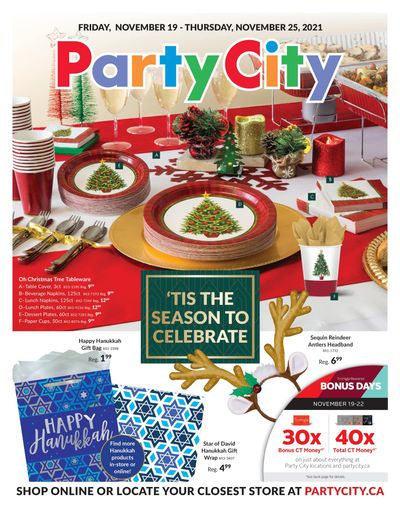 Party City Flyer November 19 to 25
