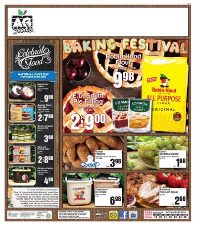 AG Foods Flyer November 19 to 25
