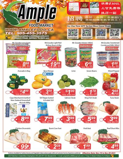 Ample Food Market (Brampton) Flyer November 19 to 25