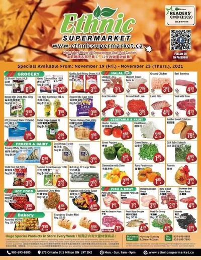 Ethnic Supermarket Flyer November 19 to 25