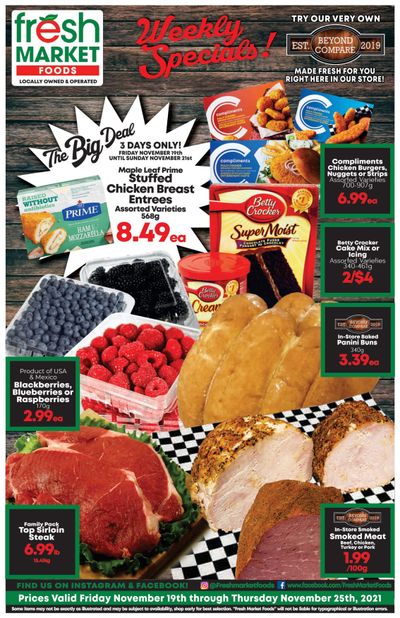 Fresh Market Foods Flyer November 19 to 25