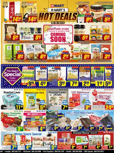 H Mart (West) Flyer November 19 to 25