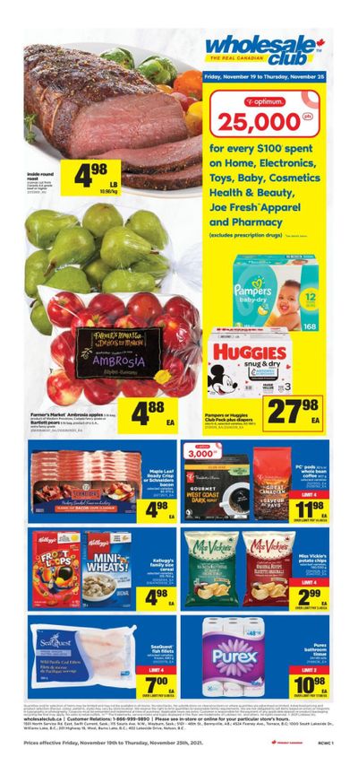 Real Canadian Wholesale Club Flyer November 19 to 25