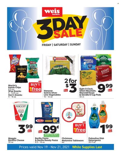 Weis Weekly Ad Flyer November 20 to November 27