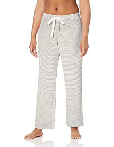 Amazon Essentials Women's Lightweight Lounge Terry Pajama Pant, -grey heather stripe, X-Small $15.12 (Reg $26.70)