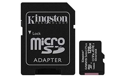 Kingston 128GB micSDXC Canvas Select Plus 100R A1 C10 Card+ADP (SDCS2/128GBCR) $14.99 (Reg $19.98)