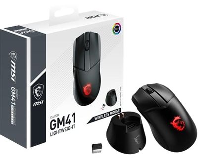 MSI Clutch GM41 Lightweight Wireless 16000 DPI Adjustable Omron Switch Wireless Gaming Mouse $69.99 (Reg $111.99)
