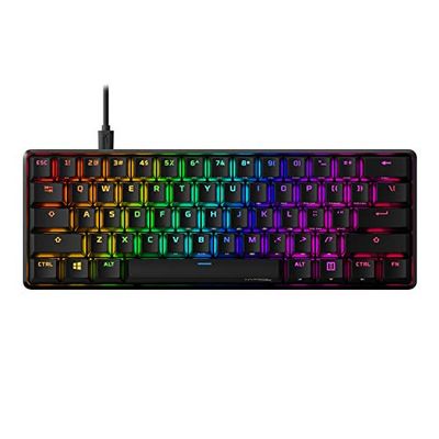HyperX Alloy Origins 60 - Mechanical Gaming Keyboard, Ultra Compact 60% Form Factor, Double Shot PBT Keycaps, RGB LED Backlit, NGENUITY Software Compatible - Linear HyperX Red Switch $84.98 (Reg $119.99)