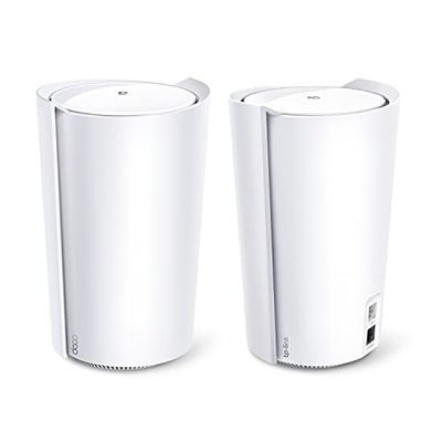 TP-Link AX6600 Deco Tri-Band WiFi 6 Mesh System (Deco X90) - Covers up to 6,000 Sq.Ft, Replaces Routers and Extenders, AI-Driven and Smart Antennas, 2-Pack $454.99 (Reg $602.83)
