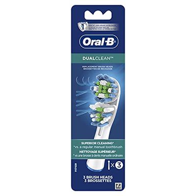 Oral-B Dual Clean Electric Toothbrush Replacement Brush Heads Refill, 3 Count $17.47 (Reg $20.95)