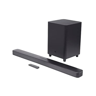 JBL Bar 5.1 Surround 550-Watt 5.1 Channel Soundbar with 10" Wireless Subwoofer - Black $499.98 (Reg $599.98)