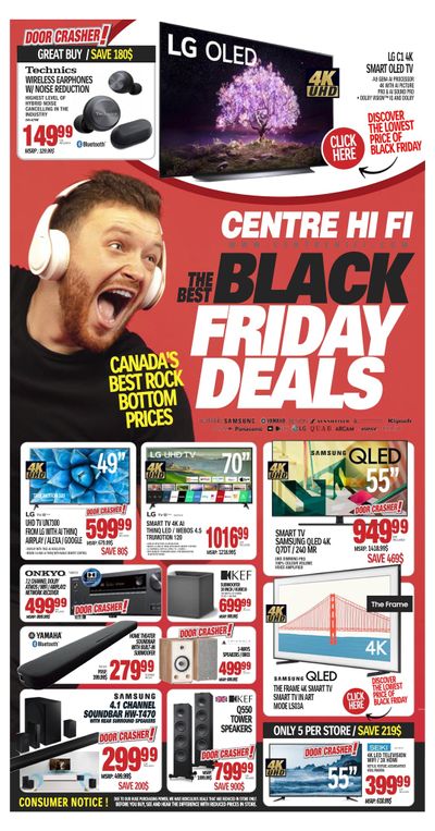 Centre Hi-Fi Black Friday Flyer November 19 to 25, 2021